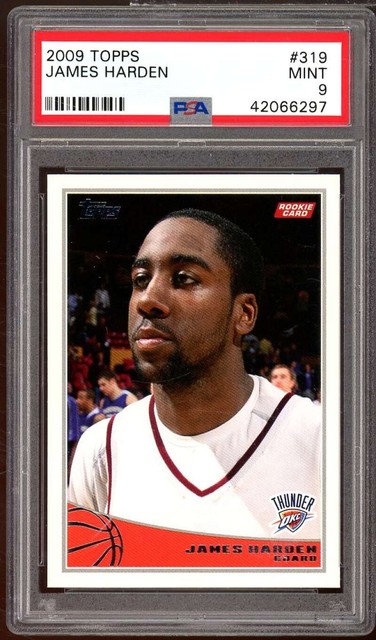 James Harden Rookie Card 2009-10 Topps #319 PSA 9