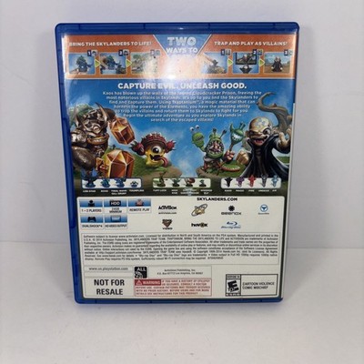Skylanders: Trap Team PlayStation 4 PS4 Case & Game Disc And Case