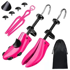 Shoe Stretcher Women Shoe Tree Widener, Pair of 4-way Adjustable Expander