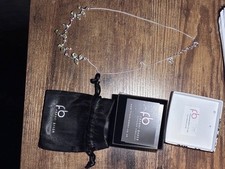 Franki Baker Faceted Green Peridot 925 Sterling Silver Leaf Necklace