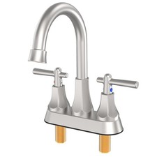 RV Bathroom Faucets for Sink, 4 Inch Faucet Bathroom 2 Hole, DOE Certified  36...