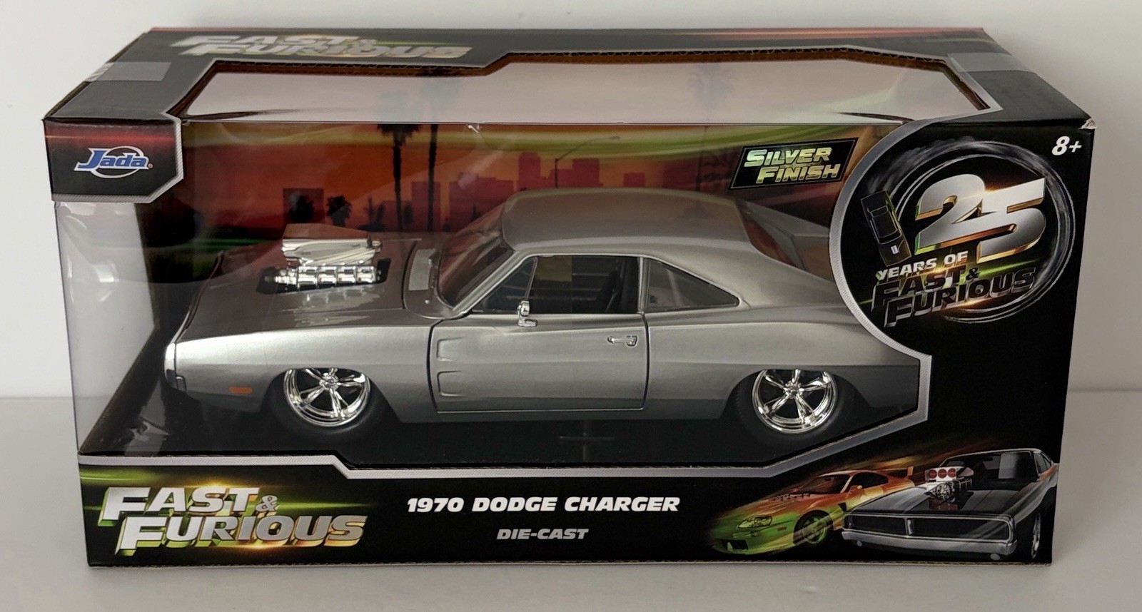 Jada 1/24 25th Anniversary Fast & Furious 1970 Dodge Charger