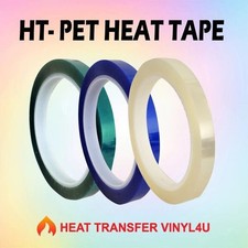 HT-PET Heat Tape - 54.68 yards Each Roll Available in 3 colors: Heat Resistant