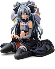 Himekuri Immagine Ragazza Moda Bianca Nero ver. Statuina in PVC Kaiyodo