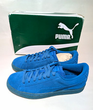 PUMA Suede "Classic Mono" in Elektro Blue 361937-06 Kids US 6