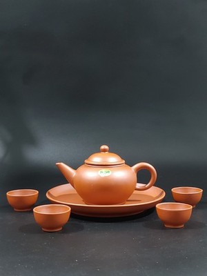 荆溪惠孟臣制紫砂水平壶茶杯Vintage Chinese Yixing Zisha Clay Art
