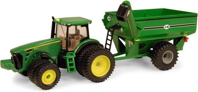 Ertl 45236 1:64 John Deere 8320R Tractor with Grain Cart Farming Equipment