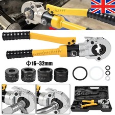16-32mm Copper Tube Fitting Hydraulic Pipe Crimping Tool Pressing Pliers Kit Set