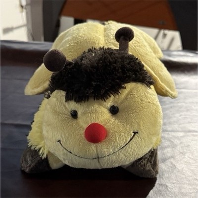 Pillow Pets Bee Stuffed Animal Plush Medium Yellow Black Washable 2011