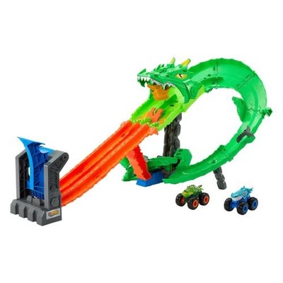 Mattel Spielset Drago-Abbruch HOT WHEELS Monster Trucks Multicolor