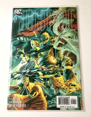 Justice 1 Dynamic Forces Signed # d Ross Limited #1 (very 1st of 699 COA Sealed)