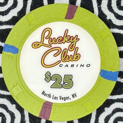 Lucky Club $25 Las Vegas, Nevada Casino Chip C11