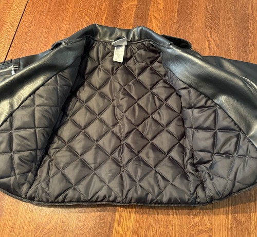 Kid's Children's Harley Davidson Faux Leather Jacket Size 7 - Picture 3 of 11