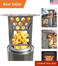 Portable Heat Diffuser for Solo Stove Mesa XL - Durable Carbon Steel Design