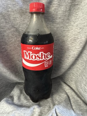 Share a Coke with Moshe 2025 Personalized Gift Coca~Cola Bottle