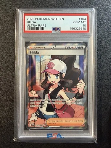 Hilda 164/086 Sv: Pokemon White Flare Holo Ultra Rare PSA 10 GEM MINT 💎