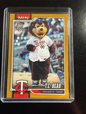 T.C. Bear 2026 Topps Series 1 Celebration #M-10 Gold /50 Twins Mascot