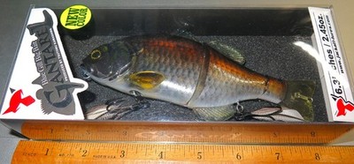 Jackall Gantarel 6.3'' Floating 2.45 Oz. Jointed Swimbait RT CARP New BBBF