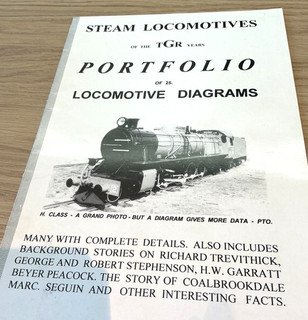 TASMANIA TGR STEAM LOCOMOTIVE DIAGRAMS A4 15 Pages. GC