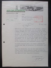 (7037) Brief Tabak & Cigarren-Fabrik Aug. Chr. Stenberg, Barntrup 1940