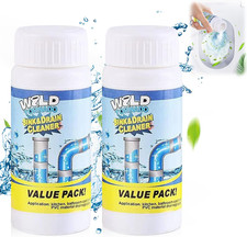 2Pc Wild Tornado Pipe Dredge,Powerful Sink Cleaner for Kitchen Toilet Pipeline