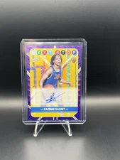 2024-25 Topps Chrome Pacome Dadiet Next Stop Signatures Purple Geometric RC