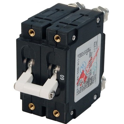 Blue Sea 7254 C-Series Double Pole Circuit Breaker - 60A 7254