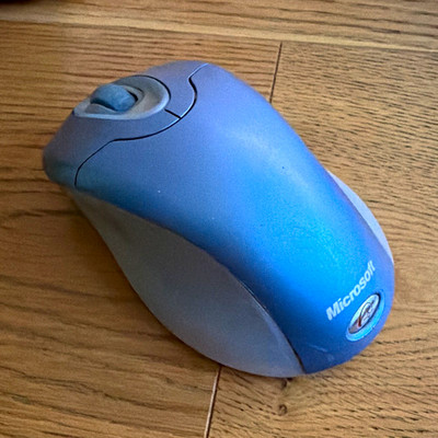Microsoft Wireless Optical Mouse 2.0 kabellos optisch blau/grau