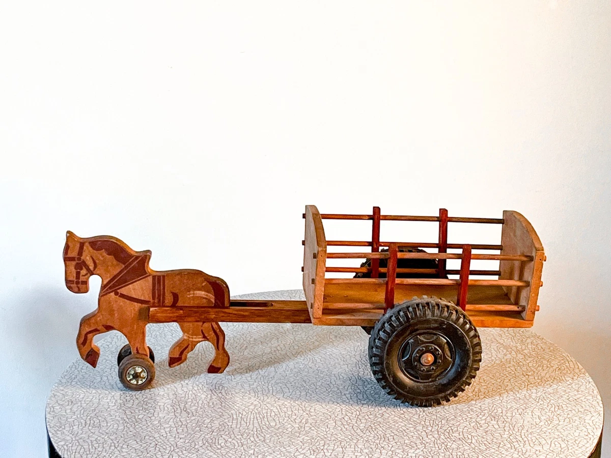 VINTAGE JOUET ANCEN DIORAMA FERME AVEC FIGURINES
