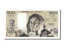 [#100047] Banknote, France, 500 Francs, 500 F 1968-1993   Pascal  , 1978, 1978-1