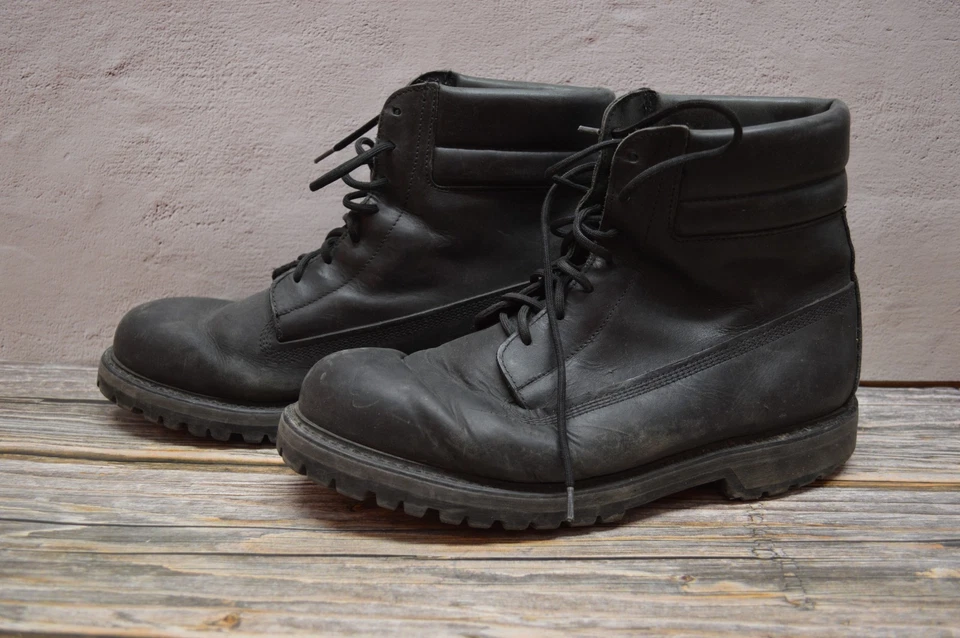 Botas de trabajo Dexter USA impermeables de cuero negro para hombre talla 11 Foto 3 de 4