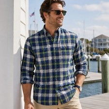 Vineyard Vines Performance Crosby Shirt Plaid Button Front Slim Fit Men's XXL