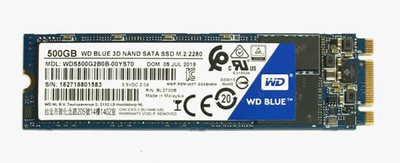 500GB M.2 2280 SATA SSD Solid State Drive Major Brand (can replace 512GB)