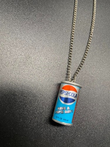 Juego de collar y pendientes vintage de lata de Pepsi-Cola usados en excelente estado - Imagen 8 de 9