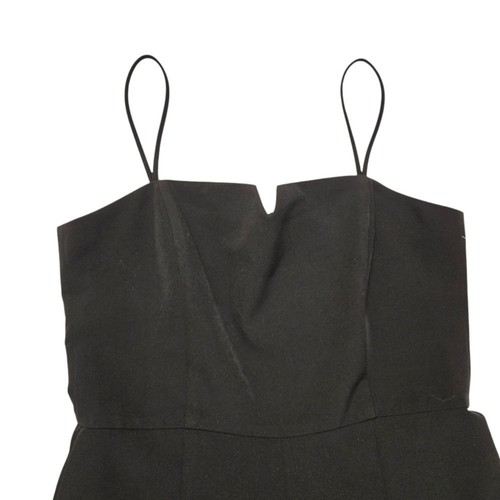 Julia Jordan black notch neck ankle jumpsuit size 4 - Picture 5 of 13