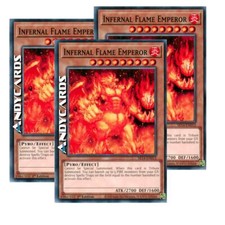 3x INFERNAL FLAME EMPEROR (Imperator Infernal Flamme) Common SR14 EN013 • 1Ed