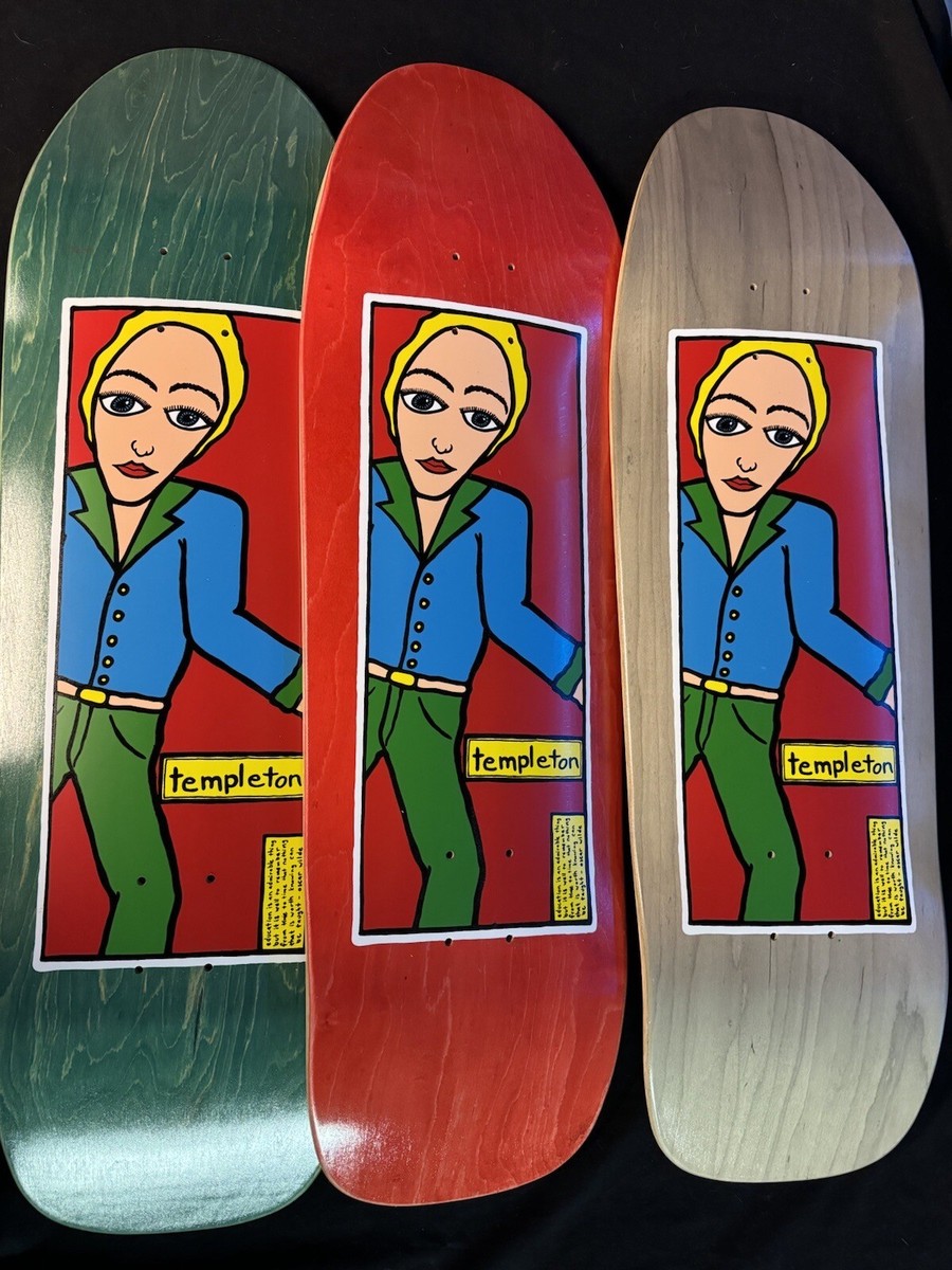 RARE Lot Of 3 Ed Templeton New Deal Skateboard Decks Shaped