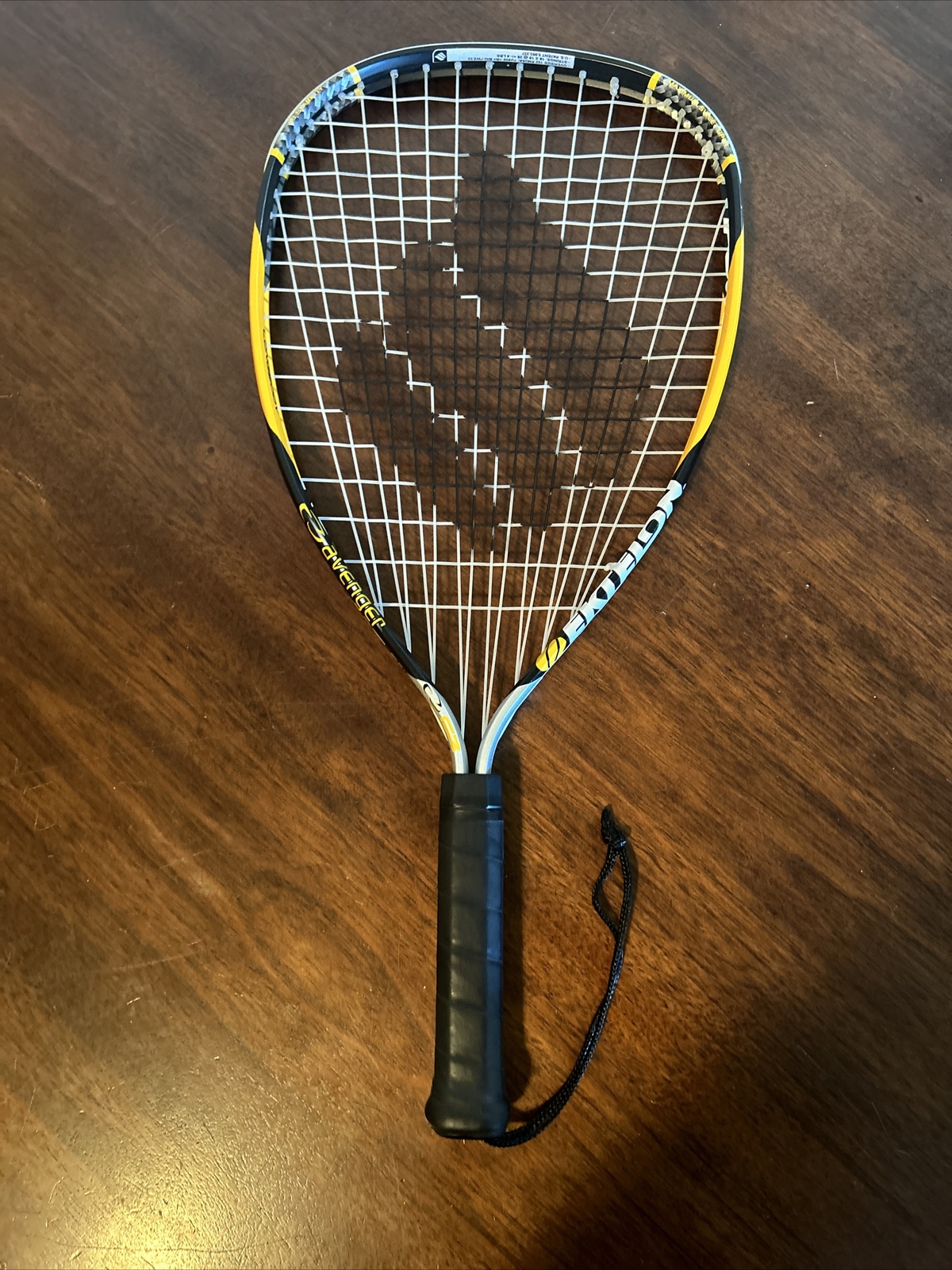 Ektelon Avenger Racquetball Racquet Longbody Powerfan Oversize 102 With