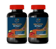 Natural Weight Loss - Hawthorn Leaf Extract 665mg - Organic Hawthorn Berry 2B