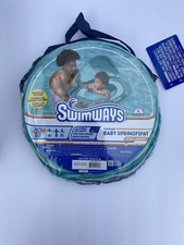 SwimWays Baby Spring Float 9-24 Months Swim Step 1 First Splash New BLUE