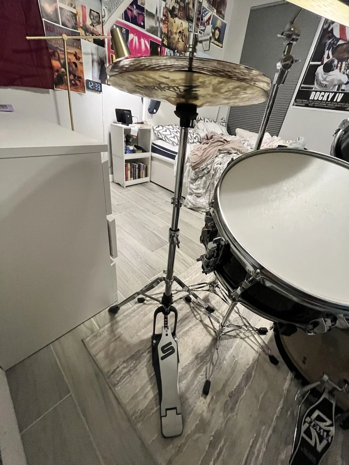 Yamaha Rydeen 5-Piece Shell Pack with 22" Bass Drum Black Glitter - Image 3 of 4