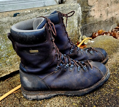 Cabelas Mens Brown Leather Thinsulate Ultra Gore-Tex Lace Up Boots 14 EE Vibram