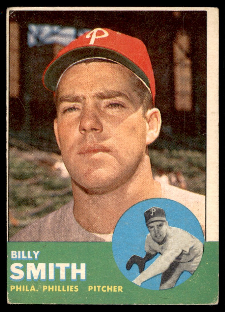 1963 Topps Billy Smith a Philadelphia Phillies #241