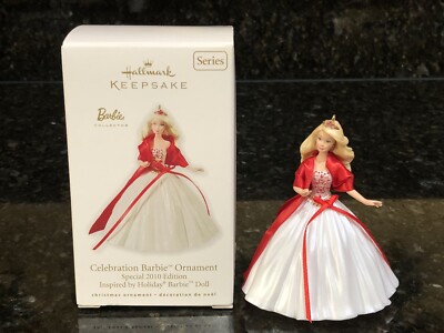 2010 Hallmark Keepsake Celebration Barbie Christmas Ornament