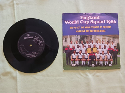 Single Vinyl England WM 1986 We've got the whole world at our feet