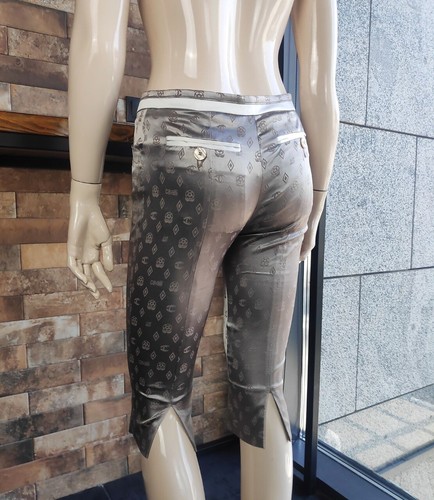 Roberto Cavalli - Just Cavalli Authentic Cropped Pants with Logo Unworn 42 IT - Picture 6 of 22