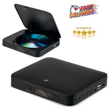 6" Mini CD DVD Player with HDMI Cable Built-in Speakers LED Display Portable