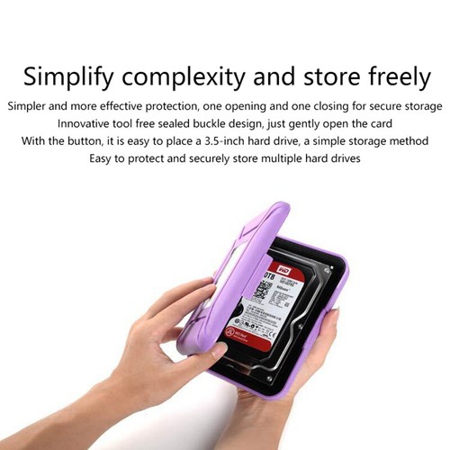 3.5 Inch Portable Hard Drive Bags & Case HDD Protective Moisture-proof Storage - Photo 3/18