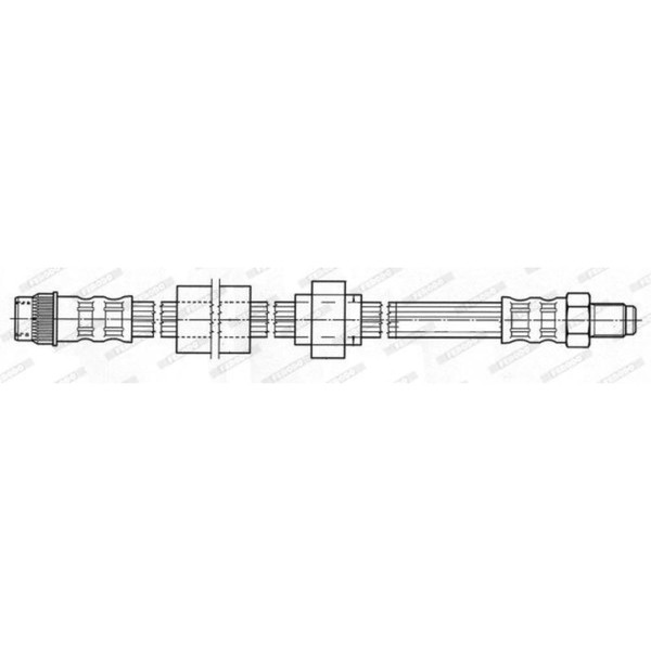 Ferodo Bremsschlauch FüR Renault Kangoo KC0/1_ 1.6 16V 4X4 1.9 Dci FC0/1_-image
