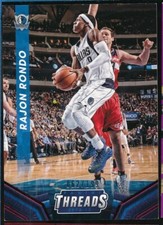 2014-2015 Rajon Rondo, Panini Threads, Numbered 062/199 Dallas mavericks NBA SP